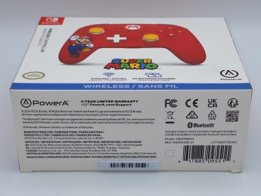 PowerA Wireless Super Mario Controller Rot - NEU